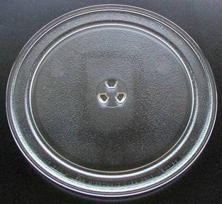 GoodsBazaar Universal 9.5 Coupler Oven Plate Fiber Glass Microwave Turntable Plate
