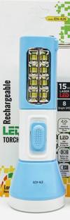 HASRU en -426 laser led with big cob and emergency light 4 hrs Torch Emergency Light
