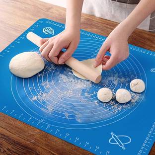 TrendCart Silicone Reusable Pastry Fondant Dough roti chapati Rolling Baking Sheet Food-grade Silicone Baking Mat