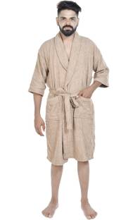 TRIDENT Beige Medium Bath Robe