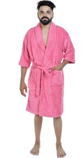 TRIDENT Pink Medium Bath Robe