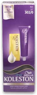 Wella Koleston Color Cream Tube, 302/0 Natural Black, 60ml , Natural Black