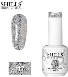 Shills Professional UV LED Soak Off Gel Polish Silver - 117
