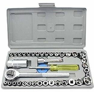 HINGOL Multipurpose Tool Kit Screwdriver Set - 40 in 1 Pcs Tool Kit Screwdriver and Socket Set Screwdriver Set for Car and Bike Repairing Tool Kit Combination Screwdriver Set