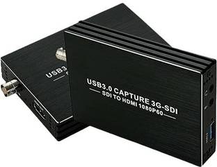 microware SDI to HDMI USB 3.0 Video Capture Card SDI to HDMI-Compatible HD 1080P Broadcast Level to USB3.0 Video Capture Card Media Streaming Device