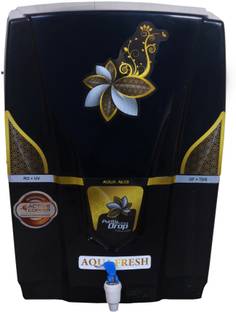 Aqua Fresh AUDI BLACK COPPER+RO+UV+TDS WHITE AUTOMATIC ELECTRICAL BOREWELL 1500 TDS BEST HOME WATER PU...