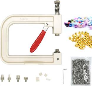 jasol Pearl Setting Machine with Sample Beads & revit Pack of 1 Beads Setting Machine