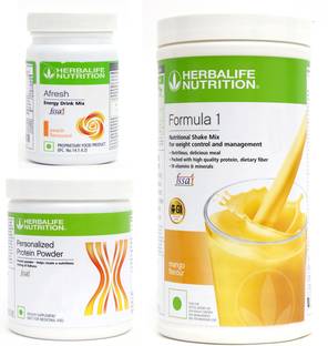 HERBALIFE Formula 1 Mango and protein powder 200 and afresh Peach. Plant-Based Protein
