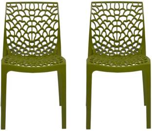 Supreme WEB GREEN SET 2 OF CHAIR FULLY COMFORT nd weight bearing capacity 150 kg outdoor chair. Plastic Outdoor Chair