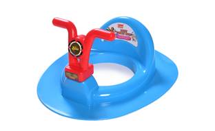 Nabhya Toilet Trainer Baby Potty Seat With Bike Handle And Back Support Toilet Seat For Western Toilet Potty Seat