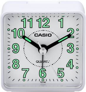 CASIO Analog Grey, White Clock