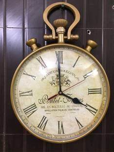 Nutts Analog 28 cm X 16 cm Wall Clock