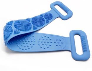 amesco Back Scrubber, Bath Shower,Body Massage Brush Silicone Bath Towel Body Brush Belt,|scrubber tool|Two-Sided Extra Long Bristle best body scrubber Soft Silicon Bristles Bathing Brush helps you exfoliate the skin and get better deep cleansing is surely going to make you fall in love with bathing