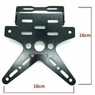 MMMMASS Adjustable Tail Tidy Number Plate Holder/License Plate Holder Bracket (Black Bike Fairing Kit