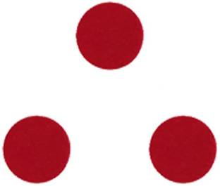 Comet Busters Handcrafted Round Red Velvet Bindi (15mm) (BV941) Forehead Red Bindis