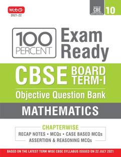 Class 10-100 Percent Exam Ready Cbse Board Term 1 Objective Question Bank Mathematics