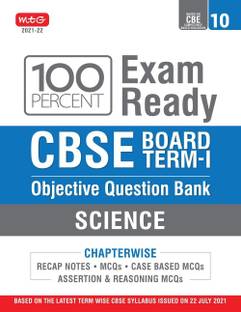 Cbse Term 1 Science Book- 100 Percent Exam Ready Cbse Class 10 Objective Question Bank