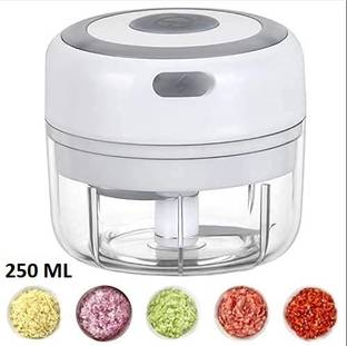 ORBIT Intelligent Wireless Chopper 250 ML With USB Charging Electric Vegetable Chopper