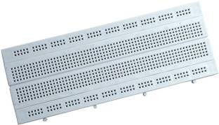 INVENTO 2pcs GL-12 Breadboard 840 Points Solderless Prototype PCB Bread Board Kit Nickel Plated For DIY Automotive Electronic Hobby Kit