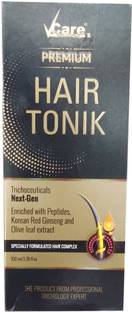 Vcare Day Night Hair Tonic For Men & Women with Castor Oil and Olive Leaf (Pack of 1)