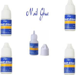 J & F Nail Gum For Artificial Nail ( Waterproof ) Pack of 5
