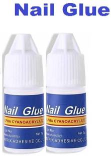 Alkaf Nail Gum For Artificial Nail ( Waterproof ) Pack of 2