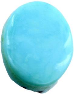 Takshila Gems Natural Firoza Stone / Turquoise Stone Lab Certified 10 Ratti / 9 Carat Gemstone, Feroza Stone Turquoise Stone