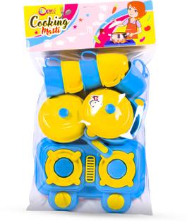 Divykri Indian Kitchen Set ,Fast Food Play Set, Miniture Kitchen Set(blue)