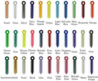 Dentosmile Dental Orthodontics Ligature Ties Light Force (Latex Free) 1008/pk in Multi Colours (White) Teeth Whitening Kit