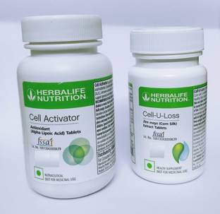 HERBALIFE cell activator- new- 60 tablet + cell-u-loss advanced - 90 tablet