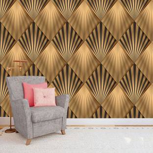 Decorative Production Vinyl Decorative Brown Wallpaper