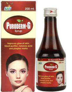 SBS Herbal Puroderm-G Syrup - For Health And Clear Skin, Purifies Blood
