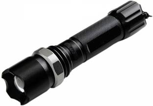 FosCadit Ultra Bright 3 Mode Laser Power Flashlight Rechargable Torch 1 hrs Torch Emergency Light