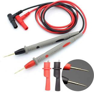 Republic Multimeter Test Leads Kit Plunger Test Wire, Silicone Material Resistant to high Temperature and Low Temperature, Hooks Test Probes 1000V 20A CAT III, Pointed Digital Multimeter