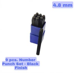 Luxuro Economy Figures Punch Set 3/16" - (4.8 mm) Hardened Steel/Metal Die Punches & Punching Machines