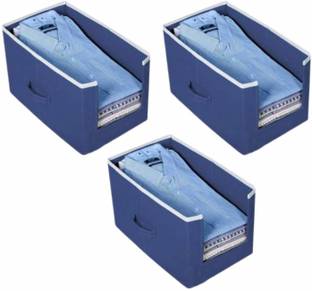 LifeTimeKrafts Shirt Stacker Organizer Shirt Stacker Organizer Designer for Wardrobe Foldable Cloth Cover Shirt Organi 3 pcs Closet Divider