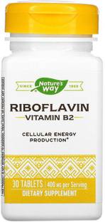 Nature's Way Riboflavin Vitamin B2, 400 mg, 30 Tablets