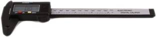 Dr. Head Electronic Digital Ruler Measuring tool Gauge Depth Meter Carbon Fiber Composite 6inch 150mm LED Screen with storage box - Black 150Mm 6Inch Lcd Digital Electronic Carbon Fiber Vernier Caliper Gauge Micrometer Vernier Caliper