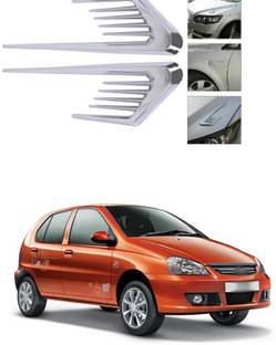 PROEDITION Air Flow Car Fender Side Duct Sporty Racing Fender Look Vent Air Flow Car A214 Matte, Glossy, Chrome Tata Indica eV2 eLS Side Garnish