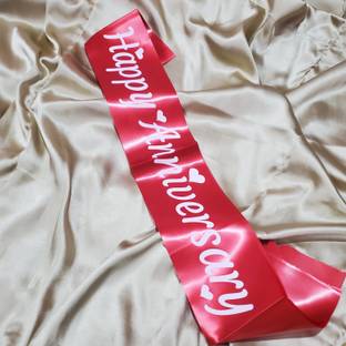 ShopTalk Special Occasion HAPPY ANNIVERSARY Sash