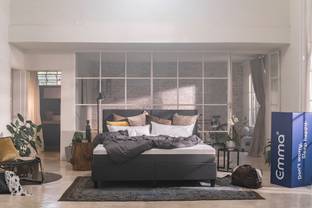 Emma Original Mattress | German Engineered | Europe's most awarded mattress | 3-layer memory foam | 100 Nights Trial 8 inch Double High Density (HD) Foam Mattress
