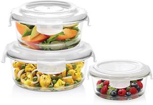 BOROSIL Glass Grocery Container  - 400 ml, 620 ml, 950 ml