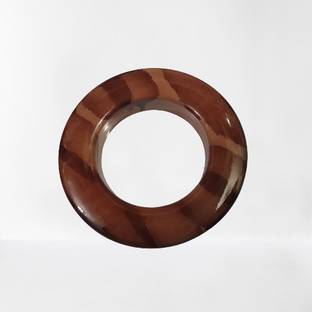 CURTAIN AX Curtain Eyelets / Rings Wood Brown Plastic Eyelet with Lock(Suitable for 1 inch rods) Curtain Ring