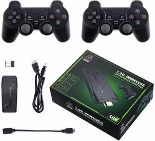 Universal Studios 4K HDMI Game Stick Video Game Console 2 Wireless Controller 64 GB with 10000 Classic Games