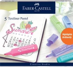 FABER-CASTELL Wallet of Pastel Color Textliner Pastel