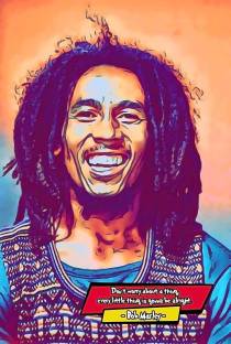 Bob Marley Wall Poster Paper Print