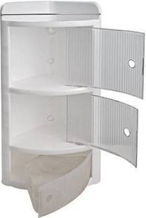 URBAN CHOICE corner shelf bathroom rack storage organizer Plastic Wall Shelf
