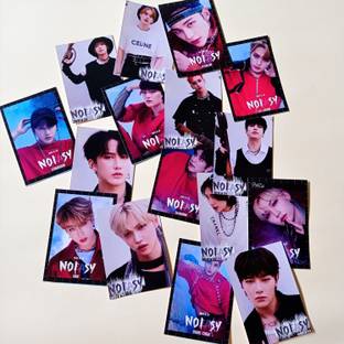 Niki Enterprises 9 cm Stray Kids Noeasy Album Pack of 2 Concept Shoots Large Stickers ( Set of 20 + 4 Freebies ) Self Adhesive Sticker