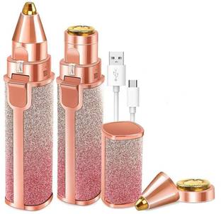 IKK TRADERS Rechargeable Portable Facial Hair Remover for Women Hair Curler