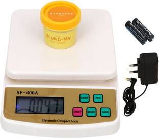 CHHOKRA Digital 10kg x 1g Kitchen Scale Balance Multi-purpose measuring machine SF 400A Weighing Scale